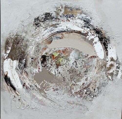 Circle in browns von Tiny De Bruin, Malerei kaufen auf Singulart