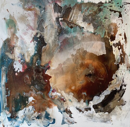 Where is the ocean di Tiny De Bruin, Pittura in vendita su Singulart