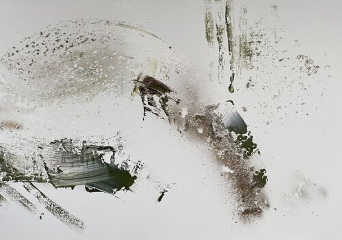 White is golden is green von Tiny De Bruin, Malerei kaufen auf Singulart