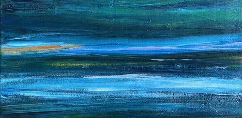Azure Horizons von Tiny De Bruin, Malerei kaufen auf Singulart