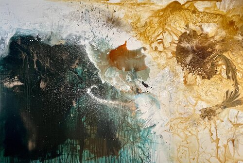 Green velvet de Tiny De Bruin, Pintura a la venta en Singulart