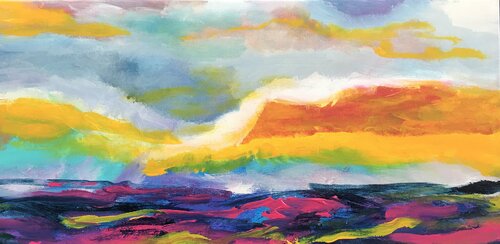 Colorful clouds von Tiny De Bruin, Malerei kaufen auf Singulart