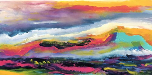 Colorful clouds 2 von Tiny De Bruin, Malerei kaufen auf Singulart