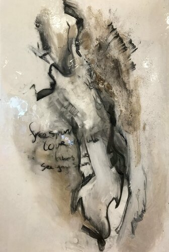 Tranquillizers, embraze the dark site van Tiny De Bruin, Schilderij te koop op Singulart