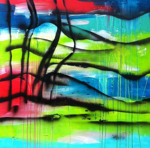 Dreamland van Tiny De Bruin, Schilderij te koop op Singulart