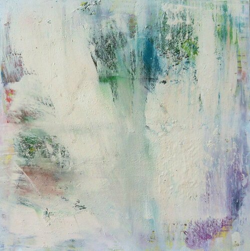 Abstractoncottonwhite von Tiny De Bruin, Malerei kaufen auf Singulart