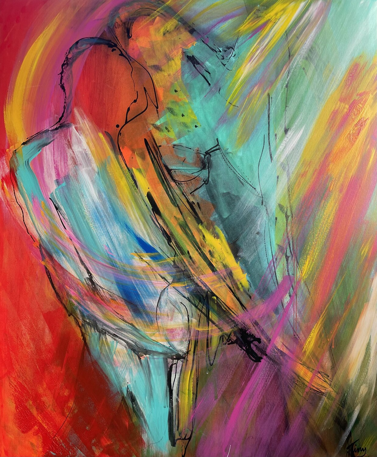 She touches your inner circle Tiny De Bruin