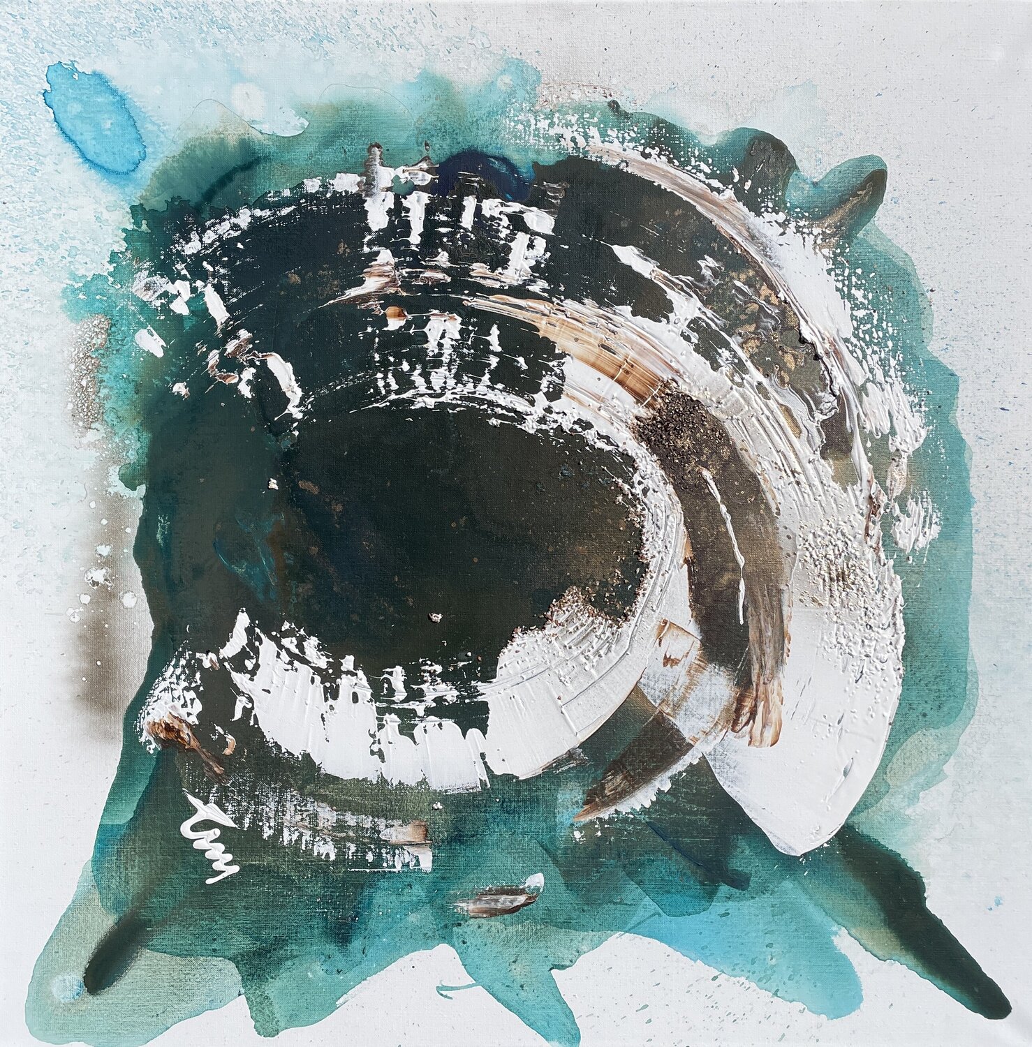 Swirling Tiny De Bruin