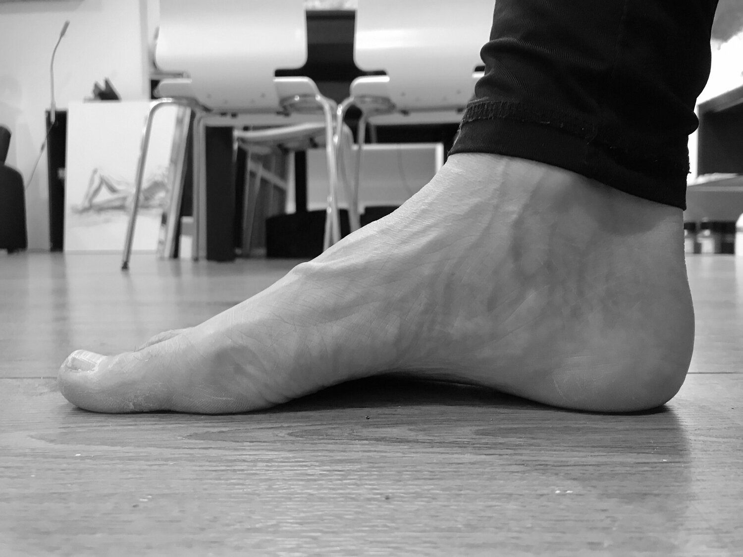 the foot Tiny De Bruin