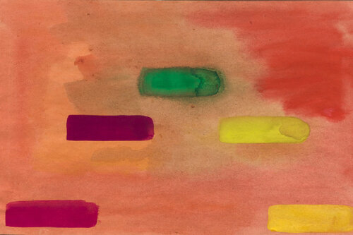 22.3.65 by John Hoyland, 종이 for Sale on Singulart