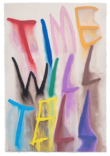 CB Hoyo Time Will Tell - Another Corny Generic Quote About Time von CB Hoyo, Druck kaufen auf Singulart