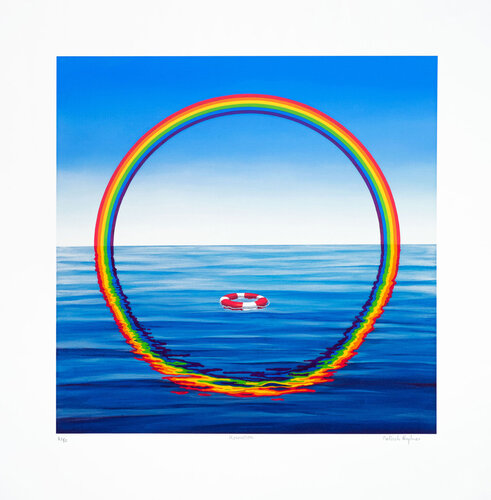 Roundbow van Patrick Hughes, Afdruk te koop op Singulart