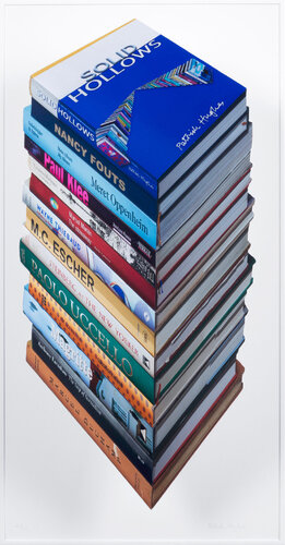 Bookshop par Patrick Hughes, Édition en vente sur Singulart