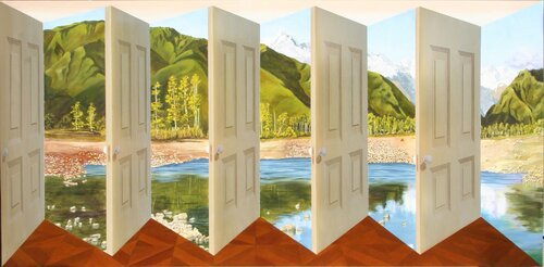 Pleasure Island by Patrick Hughes, Painting for Sale on Singulart