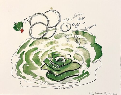 Salad di Fabrice Hyber, Stampa in vendita su Singulart