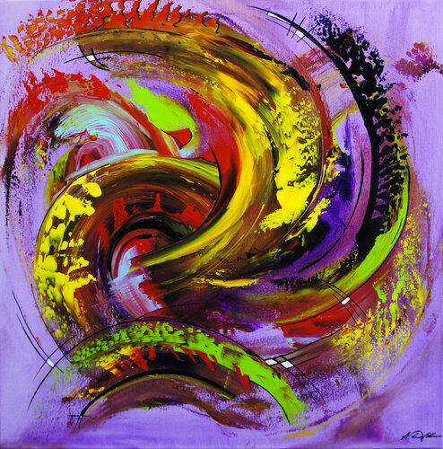 Served On Paper Plates by Ansgar Dressler, Painting for Sale on Singulart