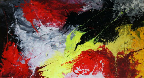 Color Storm II [CANVAS ONLY!] by Ansgar Dressler, Painting for Sale on Singulart