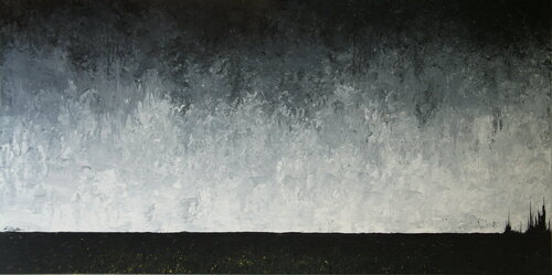 Wide Open Plain II by Ansgar Dressler, Painting for Sale on Singulart