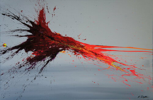Dragon's Breath II (Spirits Of Skies 054111) by Ansgar Dressler, Painting for Sale on Singulart