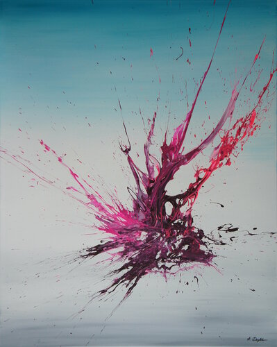 Determined To Reach It (Spirits Of Skies 080104) by Ansgar Dressler, Painting for Sale on Singulart