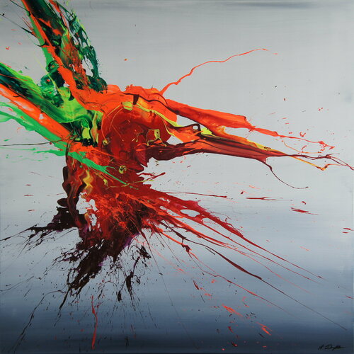 Emotional Release XIV (Spirits Of Skies 064129) by Ansgar Dressler, Painting for Sale on Singulart