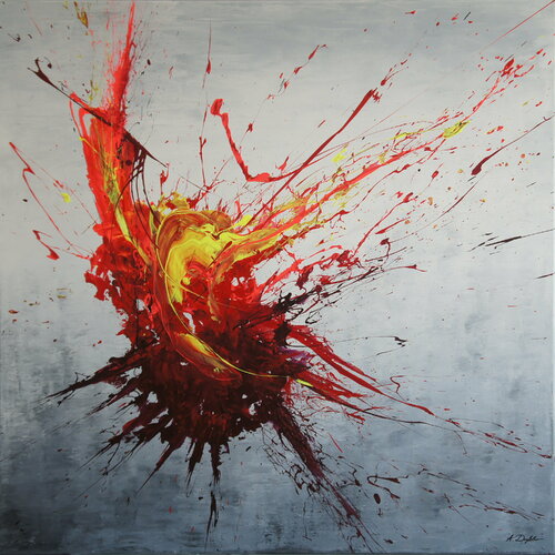 Eruption (Spirits Of Skies 100130) by Ansgar Dressler, Painting for Sale on Singulart