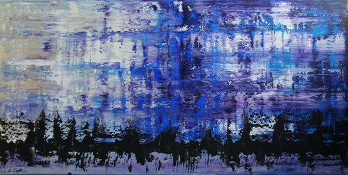 They Came In Droves by Ansgar Dressler, Painting for Sale on Singulart
