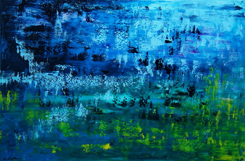 Floating IX by Ansgar Dressler, Painting for Sale on Singulart