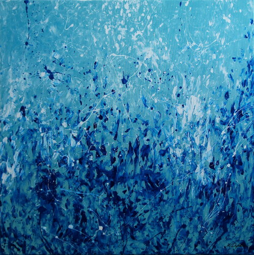 Plunged Into Wetness by Ansgar Dressler, Painting for Sale on Singulart