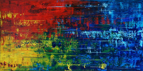 Color Rush IV by Ansgar Dressler, Painting for Sale on Singulart