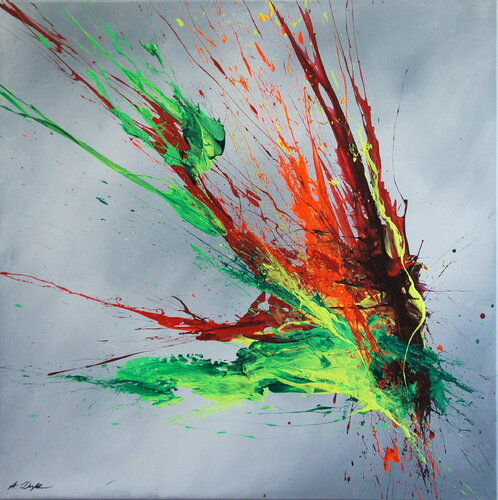 Luminous Bursts VIII (Spirits Of Skies 064148) by Ansgar Dressler, Painting for Sale on Singulart