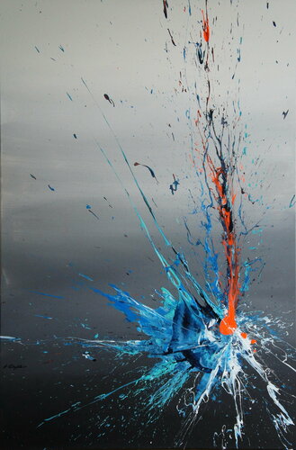 Cannonball (Spirits Of Skies 096152) by Ansgar Dressler, Painting for Sale on Singulart