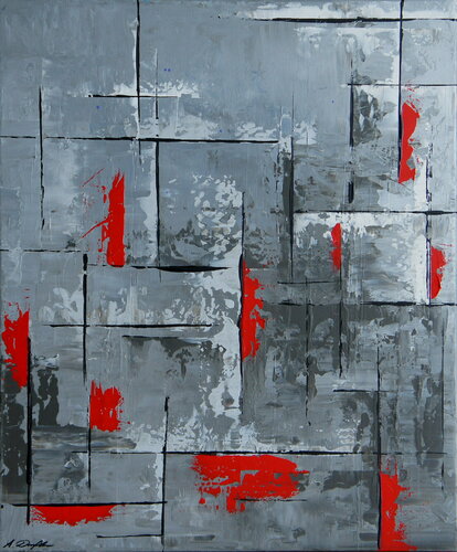 In Between The Dark And Bright Moments by Ansgar Dressler, Painting for Sale on Singulart