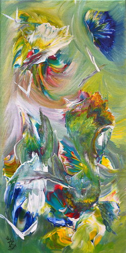 Garden of love by Isabelle Vobmann, Painting for Sale on Singulart