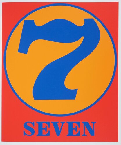 American Dream : Seven by Robert Indiana, Print for Sale on Singulart