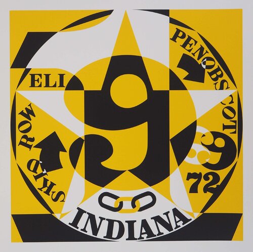 American Dream : Decade, Autoportrait 1969 van Robert Indiana, Afdruk te koop op Singulart