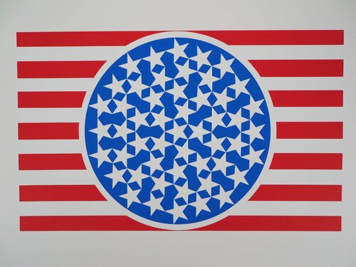 American Dream : New Glory Banner Robert Indiana