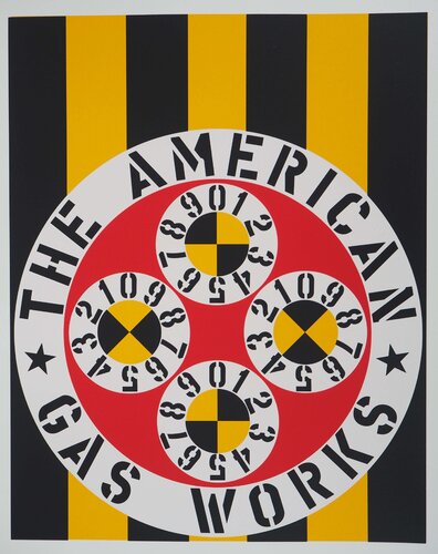 American Dream : The American Gas Works von Robert Indiana, Druck kaufen auf Singulart