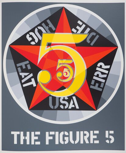 The Figure 5 American Dream di Robert Indiana, Stampa in vendita su Singulart