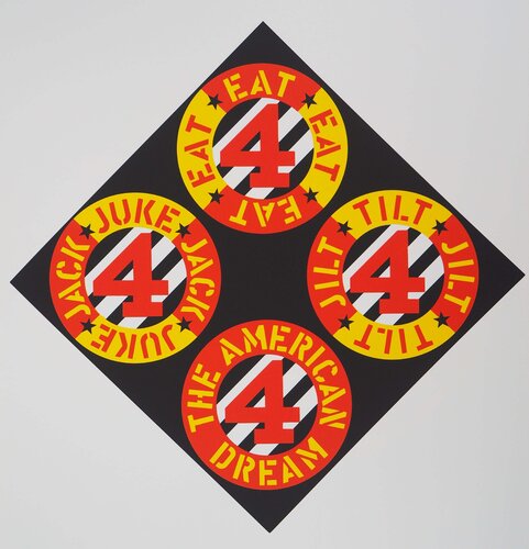 The Beware-Danger American Dream Robert Indiana