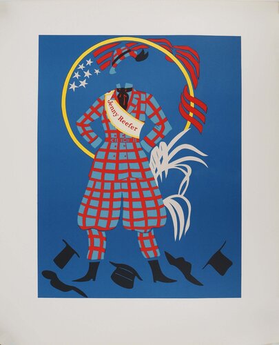 Votes for Women, The Mother of Us All, Jenny Reefer, Lithographie originale by Robert Indiana, 版画 for Sale on Singulart