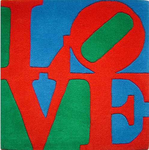 Classic LOVE (Pop Art, Modern, Neo-Dada, Iconography, Tuft, Framing Options Available) van Robert Indiana, Afdruk te koop op Singulart