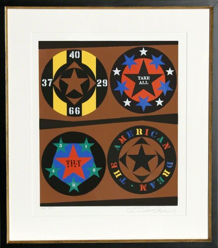 Tilt from The American Dream Portfolio von Robert Indiana, Druck kaufen auf Singulart
