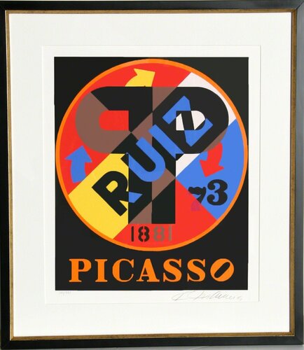 Picasso from the American Dream Portfolio van Robert Indiana, Afdruk te koop op Singulart