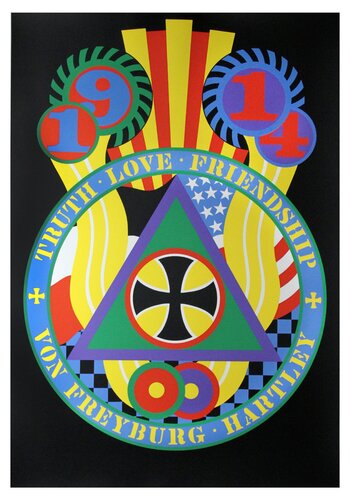 The Hartley Elegies: The Berlin Series - KvF V van Robert Indiana, Afdruk te koop op Singulart