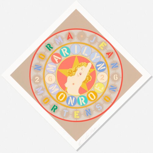 (Marylin Monroe) « THE METAMORPHOSIS OF NORMA JEAN MORTENSON » by Robert Indiana, Print for Sale on Singulart
