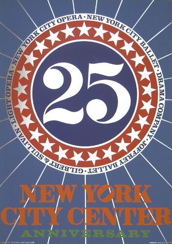 New York City Center de Robert Indiana, Impresión a la venta en Singulart