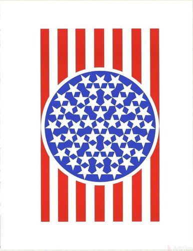 New Glory Banner I van Robert Indiana, Afdruk te koop op Singulart