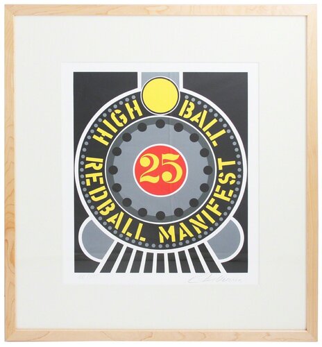 Highball on the Redball Manifest van Robert Indiana, Afdruk te koop op Singulart