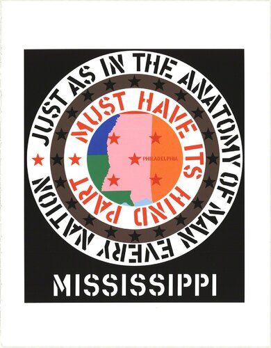 Mississippi von Robert Indiana, Druck kaufen auf Singulart